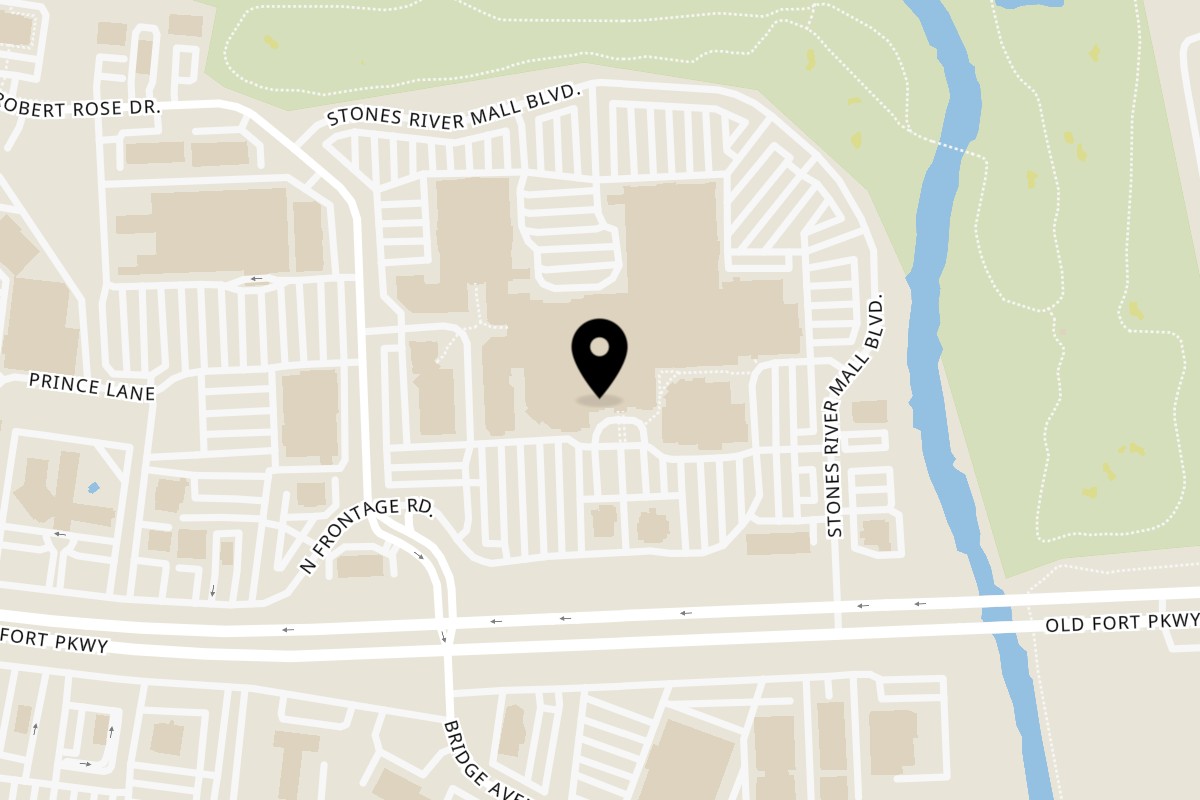 Map showing the location of Crab Fever - Murfreesboro on 1720 Old Fort Pkwy # C170 in Murfreesboro